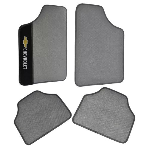 TAPETE PVC UNIVERSAL LOGO CHEVROLET RUCHI PTO